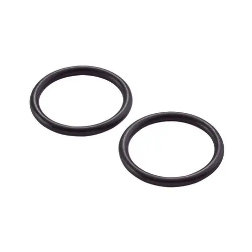 Zwei schwarze O-Ringe von Ideal Standard, die zur Abdichtung in mechanischen Anwendungen verwendet werden können.